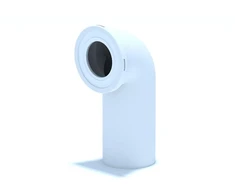 Līkums Ani Plast, balta krās., 305 mm x 75 mm