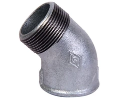 Lenkimas Jinan Meide G121, 90 °, 3/4", ketus/cinkas