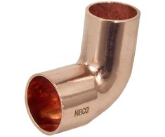Alkūnė Nibco 50920, 90 °, 15mm, varis