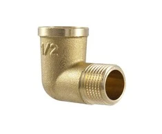 Alkūnė TDM Brass 210PP, 90 °, 1 1/2", žalvaris