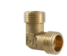 Līkums TDM Brass 212L, 90 °, 3/4", misiņš