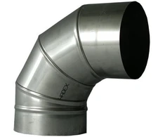 Līkums Wadex, 120 mm, 90 °