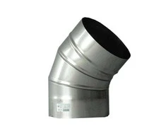 Kaminų alkūnė WADEX 115, D180 mm 45°