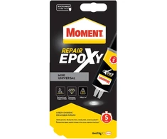 Epoksidiniai klijai Moment Repair Universal Epoxy, 0,006 l, skaidrios spalvos.
