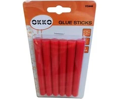 Okko Milwaukee GLUE STICKS 6PCS SET.11.2X100MM.Raudonas