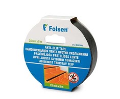 Lipni juosta FOLSEN, mažinanti slydimą, 5 x 0,025 m