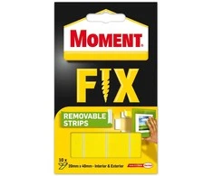 DVIPUSĖ LIPNIOJI JUOSTA „MOMENT SUPER FIX REMOVABLE“