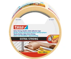 Dvipusė lipni juosta Tesa Extra Strong, 10 m x 50 mm