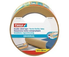 Līmlente Tesa Universal, divpusējs, 25 m x 50 mm
