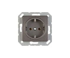 Lizdas Vilma SL250 111030202709, įžemintas lizdas, antracito spalvos
