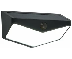 Lutec Sieninis šviestuvas su saulės baterija 3.7W, 5K, 500lm, IP44