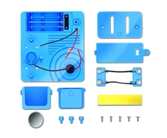 Magnetinis žaislas 4M KidzLabs Magnetic Intruder Alarm, mėlyna sp.