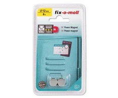 Magnetas Fix-O-Moll 3562812, pilkas, 6 vnt.