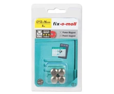 Magnetas Fix-O-Moll 3562820, pilkos spalvos, 4 vnt.