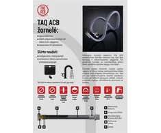 Maisītāja šļūtene Tucai S.A. Taq ACB, M10 ,17 mm,/S1/2", 60 cm