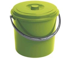 Maisto kibiras Curver 235238, 16 l, žalios spalvos.