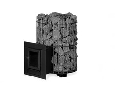 Levenhuk Malkomis kūrenama pirties krosnelė Kalvis PR3-SN, 10 kW, juoda