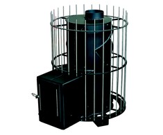 Levenhuk Malkomis kūrenama pirties krosnelė Kalvis PR3-SN, 10 kW, juoda