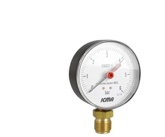 Manometrs ICMA 91255AD06, 80 mm, 1/2 collas – Ārējā vītne, 6 Bar