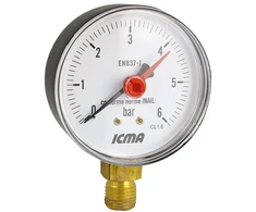 Manometras ICMA 1/4″, 63 mm, 6 BAR