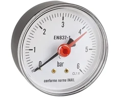 Manometrs ICMA 91263AB10, 63 mm, 1/4 collas – Ārējā vītne, 10 Bar