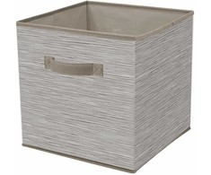Domoletti BOXSTORAGE 30X30X30CM Pilkas TEXTILE