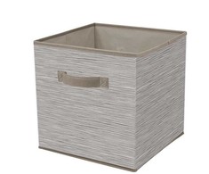 Domoletti BOXSTORAGE 30X30X30CM Pilkas TEXTILE