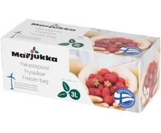 Maišeliai šaldymui 3 l 75 vnt Marjukka Suomija 320079