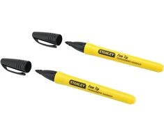 Marķieris Stanley 0-47-316, 12 cm, melna krās., 2 gab.