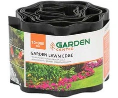 Mauriņa apmale Garden Center Juodas, 900 cm x 10 cm, melna krās.
