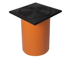 Maxpol Šulinio dangtis su vamzdžiu 400X400 Ø 315 mm, 1.5t