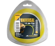 McCulloch Trimerio valas 1.6mm x 15m apvalus