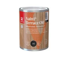 Medienos aliejus Tikkurila Valtti terasos aliejus, juodos spalvos, 0,9 l