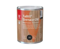 Medienos aliejus Tikkurila Valtti terasos aliejus, juodos spalvos, 0,9 l