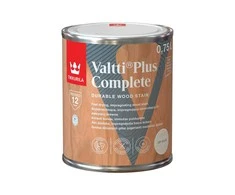 Medienos dažyvė TIKKURILA VALTTI PLUS COMPLETE, šilko matiniai, balkšvos sp., 0,75 l