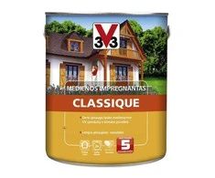 Medienos impregnatorius V33 Classique, tamsaus ąžuolo spalvos, 0,75 l