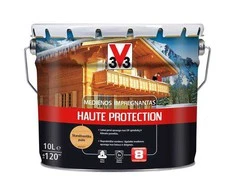 Medienos impregnavimo priemonė V33 Haute Protection, pušies spalva/skandinaviška pušis, 10 l