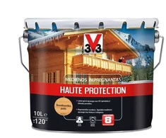 Medienos impregnavimo priemonė V33 Haute Protection, pušies spalva/skandinaviška pušis, 10 l