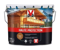 Medienos impregnavimo priemonė V33 Haute Protection, auksinio ąžuolo spalva, 10 l
