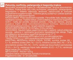 Trąšos begonijoms, surfinijoms Garden Center, skystos, 0,45 l