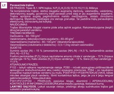 Trąšos lapinėms daržovėms, vaismedžiams, dekoratyviniams augalams Garden Center pavasarinės, granuliuotos, 3kg