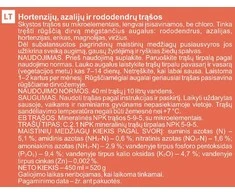 Trąšos rododendrams, azalijoms Garden Center, skystos, 0,45 l