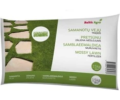 Baltic Agro BALTICAGRO Samanotų vejų trąšos, 15 kg