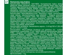 Trąšos samanotoms vejoms Garden Center, granuliuotos, 1kg