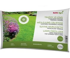 Vasarinės trąšos vejoms Baltic Agro 15kg ilgai veikiančios