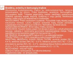 Trąšos braškėms, avietėms Garden Center, skystos, 0,45 l
