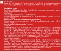 Braškių trąšos Garden Center, didelės talpos, 0,1kg