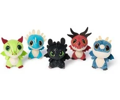 Pliušinis žaislas Dragons, ,spalva/dizainas parenkami atsitiktine tvarka,, 7.6 cm