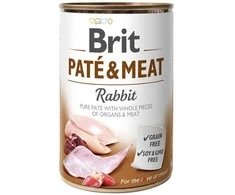 Šlapias ėdalas, konservuotas, šunims Brit Care Boutiques Gourmandes, su triušiena, 0,4kg