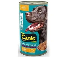 Canis Major konservuotas pašaras šunims, gabaliukai su vištiena padaže, 1,25kg